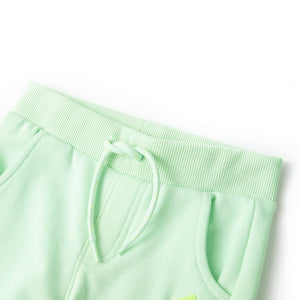 Pantalon de survêtement enfant vert vif 116