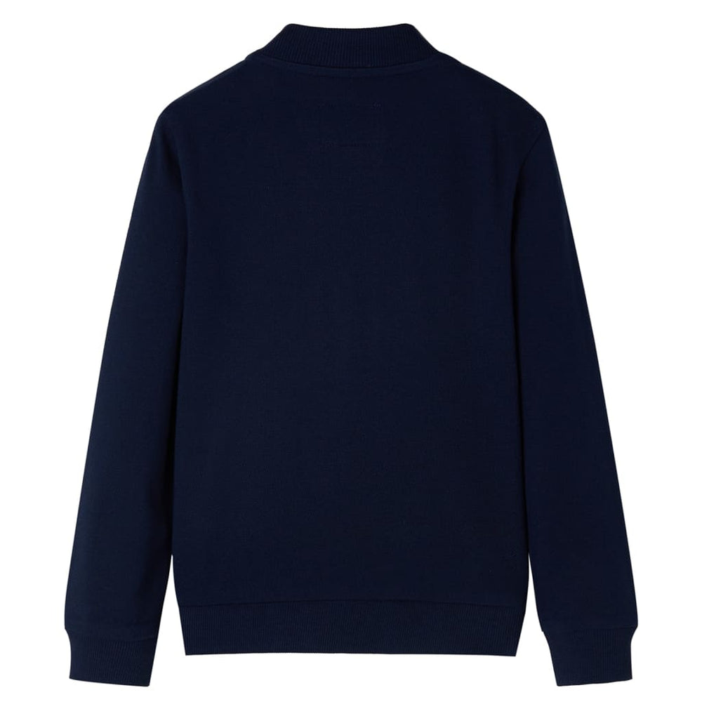 Sweat-shirt zippé enfant Bleu Marine 92
