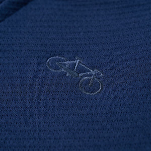 Marineblaues Kinder-Sweatshirt mit Reißverschluss, Größe 104