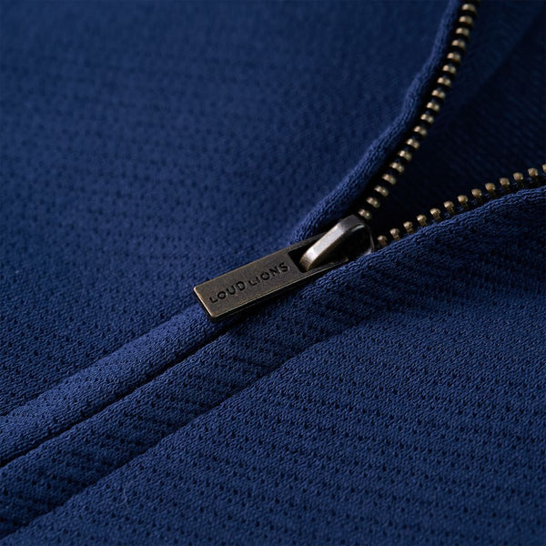 Kinder-Sweatshirt mit Reißverschluss Marineblau 104