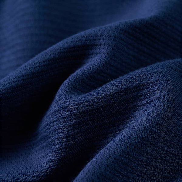 Marineblaues Kinder-Sweatshirt mit Reißverschluss, Größe 104