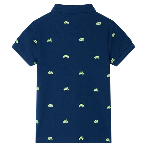 Kinder Polo Shirt Marineblau Größe 116