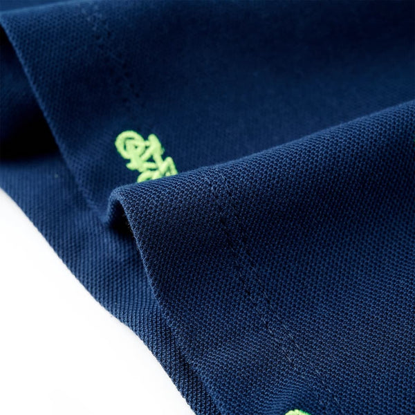 Marineblaues Kinder-Poloshirt Größe 140