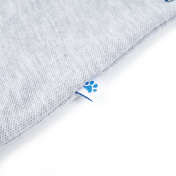 Kinder Poloshirt Grau Melange Größe 104