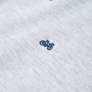 Kinder Poloshirt Grau Melange Größe 128