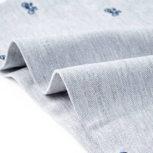 Kinder Polo Shirt Grau Melange Größe 140