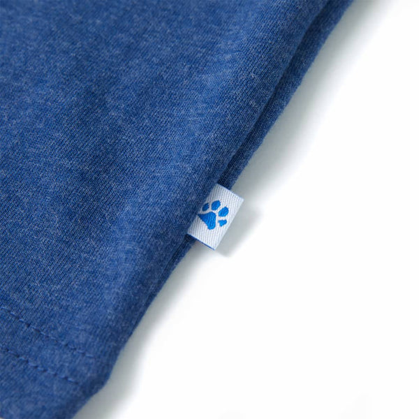 Débardeur Enfant Bleu Foncé Chiné 104