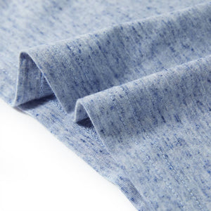 Kinder-Tanktop Blau Melange 128