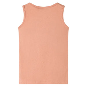 Débardeur enfant orange clair 128