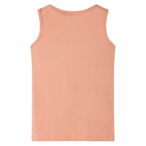 Débardeur enfant orange clair 128