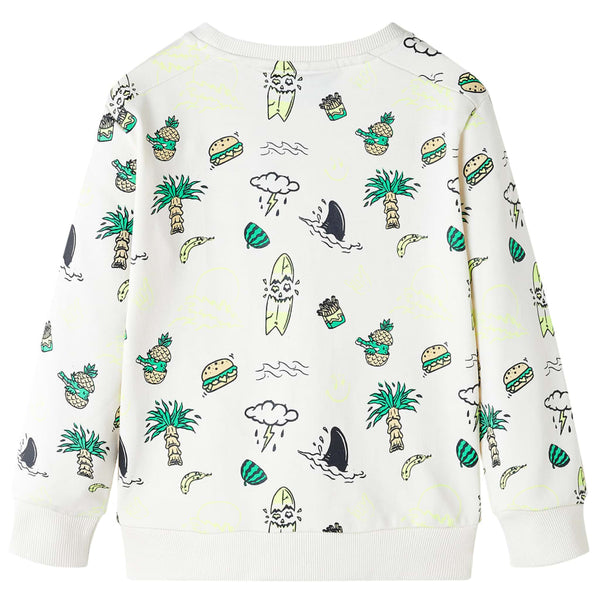 Sweatshirt enfant écru clair 116