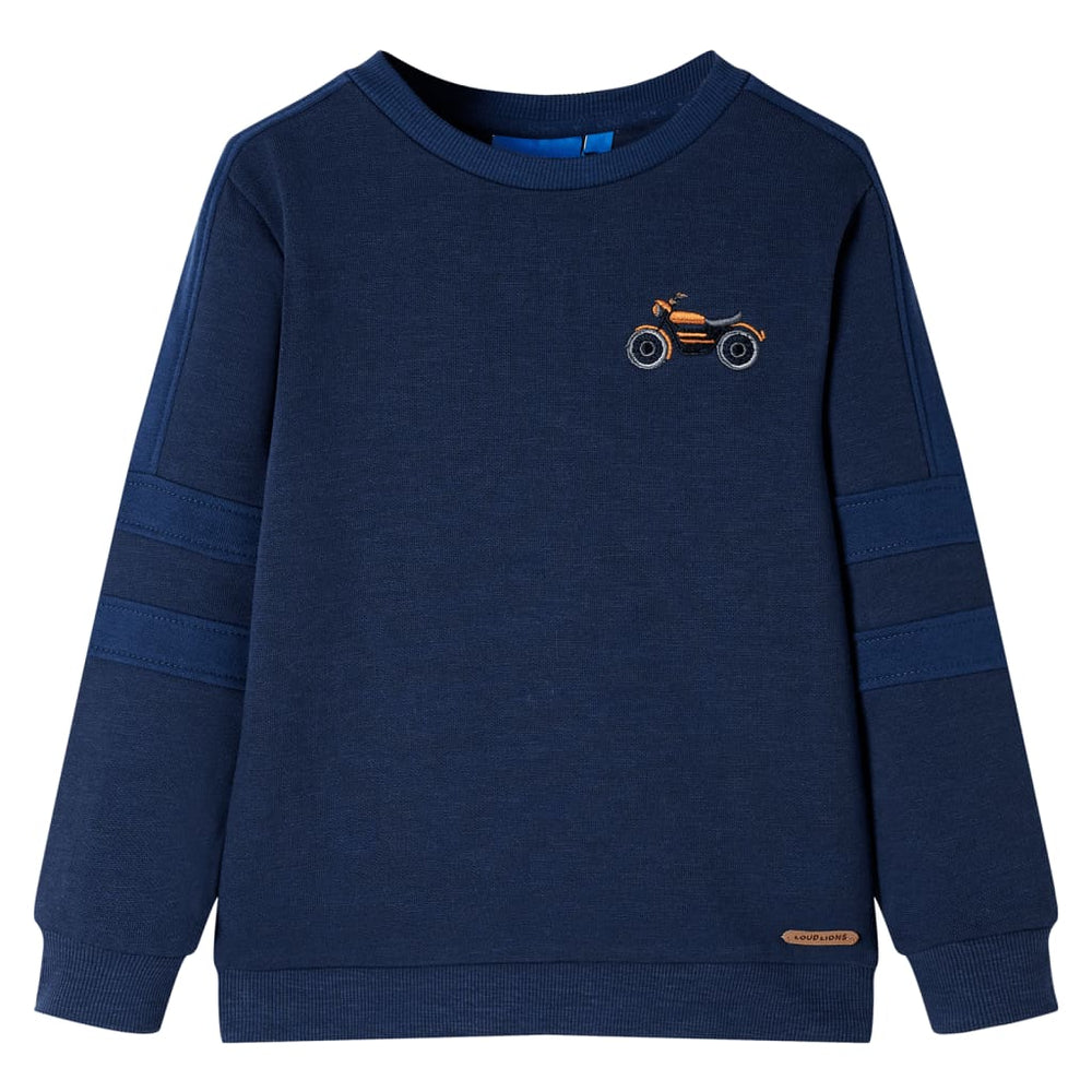 Sweatshirt enfant Marine chiné 104