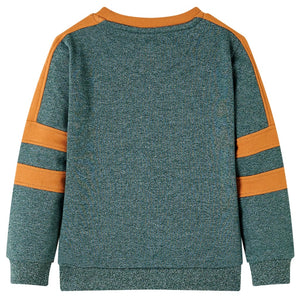 Sweat-shirt Enfant Vert Foncé Chiné 92