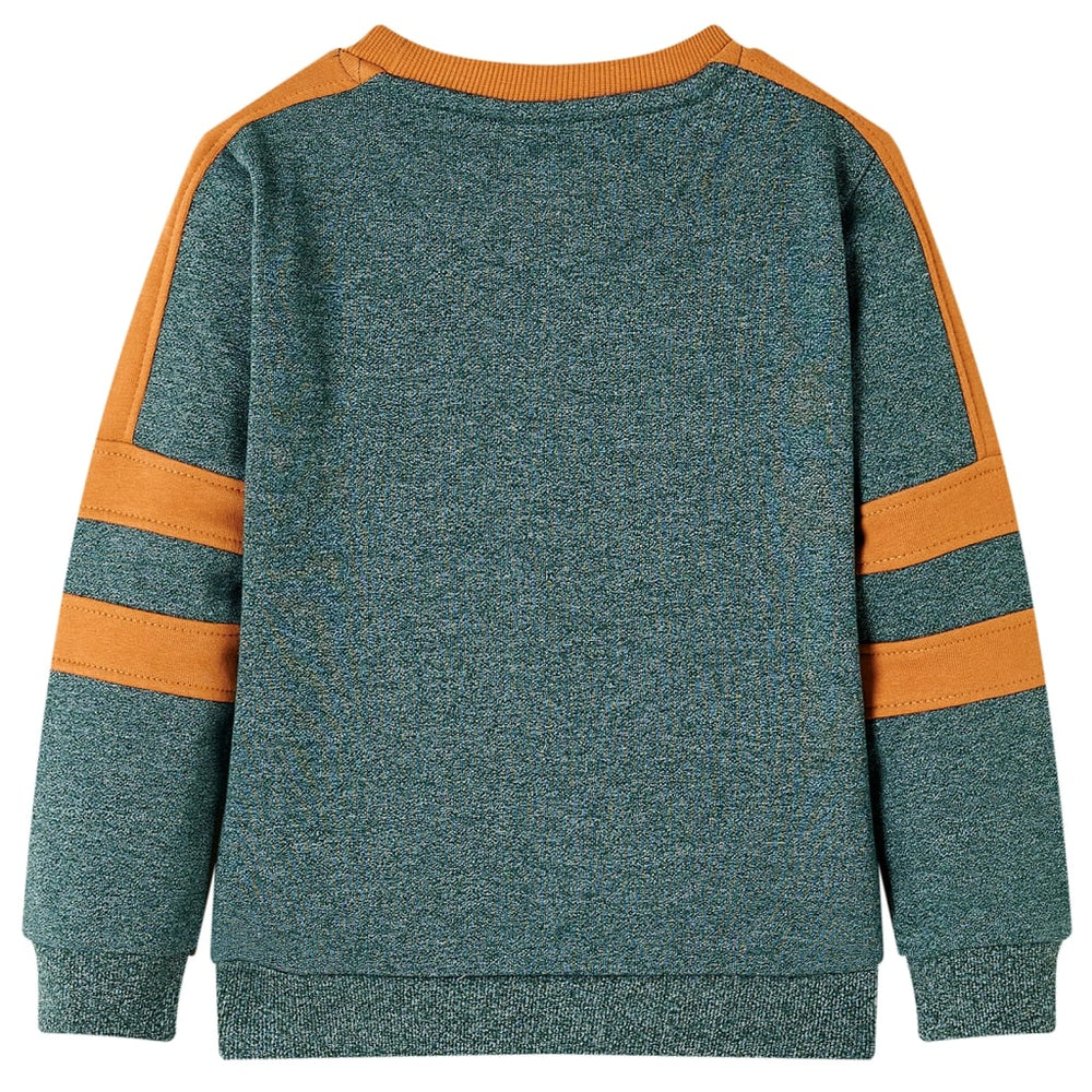Sweat-shirt Enfant Vert Foncé Chiné 92