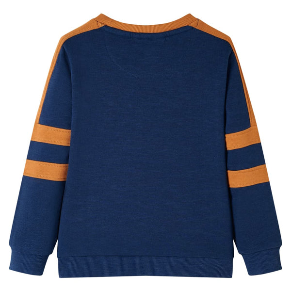 Sweat-shirt enfant bleu indigo 92