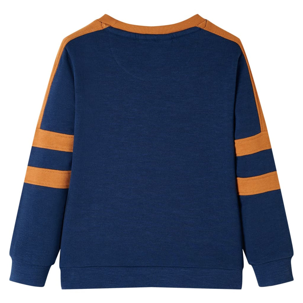 Sweat-shirt enfant bleu indigo 92