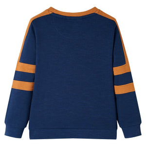 Sweat-shirt enfant bleu indigo 92