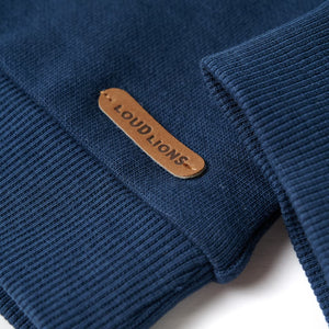 Sweat-shirt enfant bleu indigo 92
