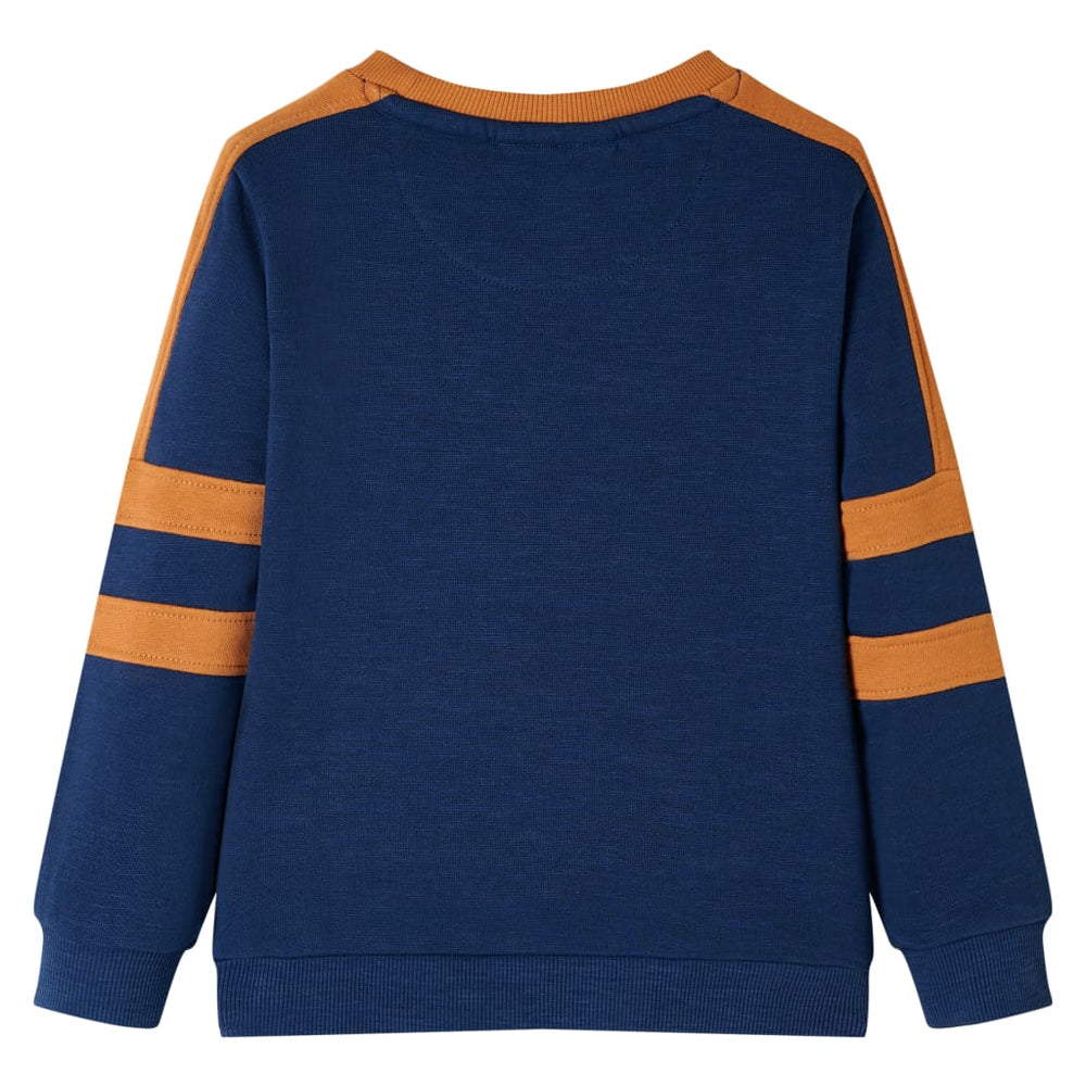 Sweatshirt enfant bleu indigo 104