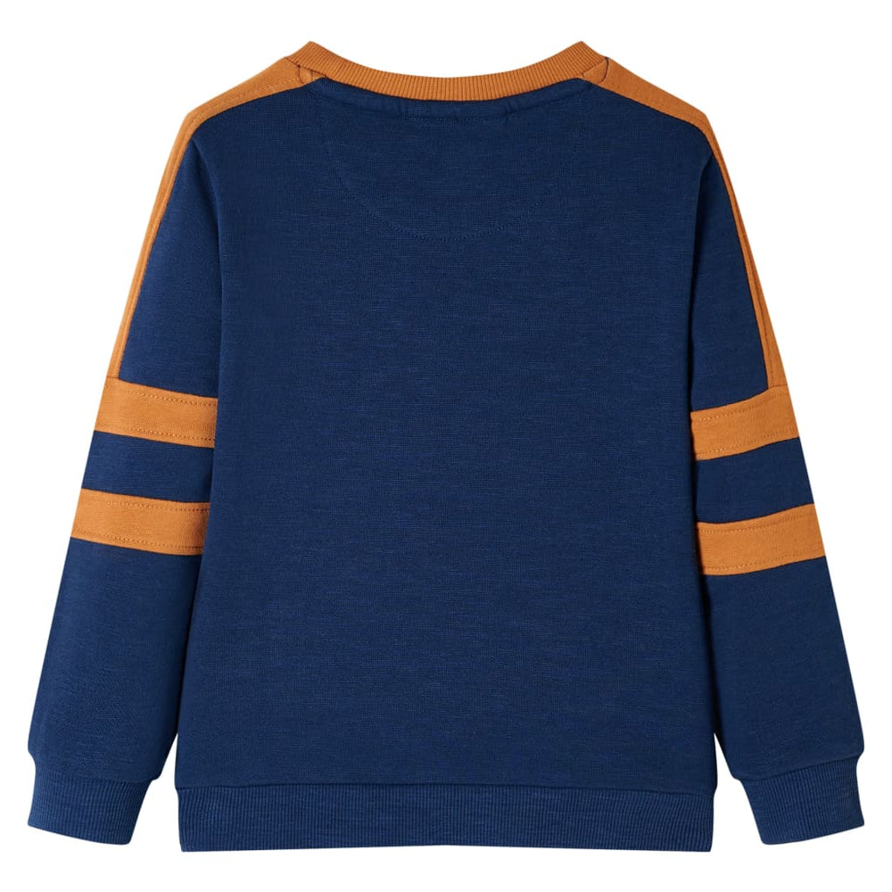 Sweat-shirt enfant bleu indigo 116