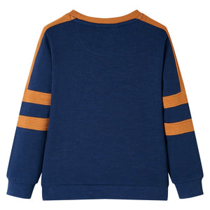 Sweat-shirt enfant bleu indigo 116