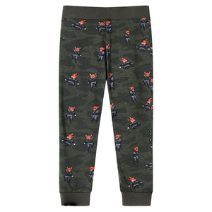 Kinderpyjama mit Langen Ärmeln Khaki 92
