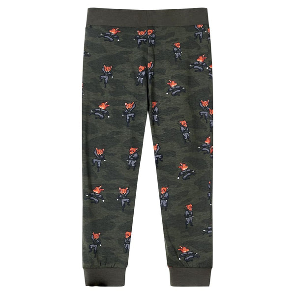 Kinderpyjama mit Langen Ärmeln Khaki 92