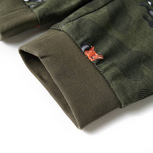 Kinderpyjama mit Langen Ärmeln Khaki 116