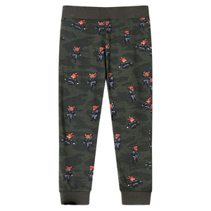Kinderpyjama mit Langen Ärmeln Khaki 116