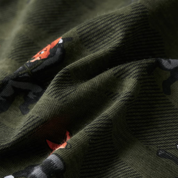 Kinderpyjama mit Langen Ärmeln Khaki 116