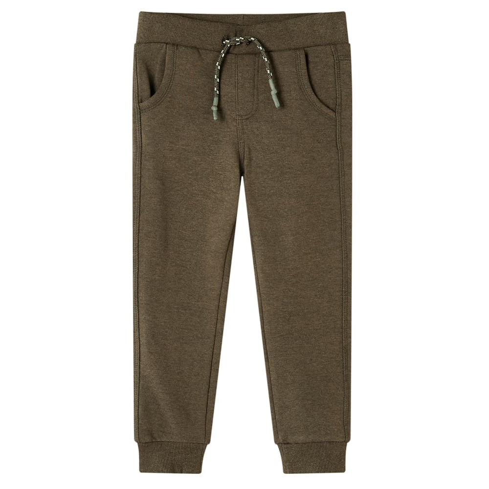 Pantalon d'entraînement enfant Khaki Chiné 116