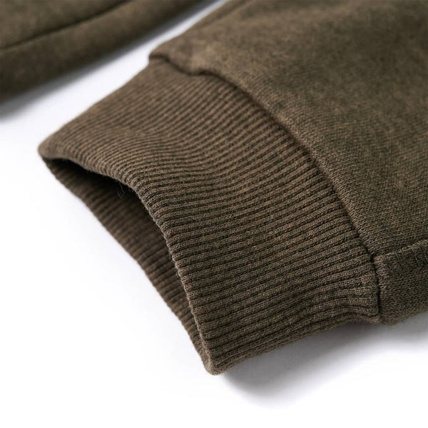 Kinder-Trainingshose Khaki Melange 128