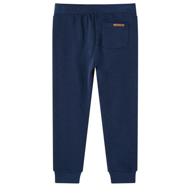 Pantalon de survêtement enfant bleu marine chiné 92