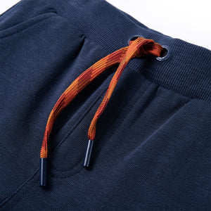 Pantalon de survêtement enfant bleu marine chiné 92