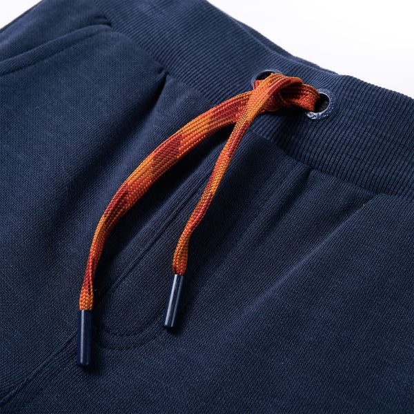 Pantalon de survêtement enfant bleu marine chiné 92
