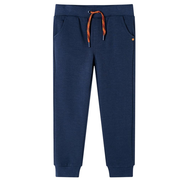 Kinder-Trainingshose Marineblau Melange 128