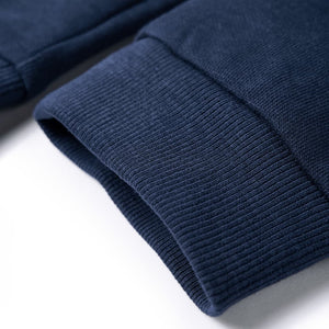Pantalon de sport enfant bleu marine chiné 128