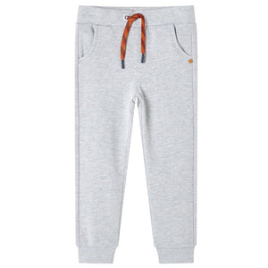 Pantalon de survêtement enfant gris chiné 92