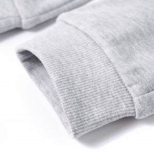 Pantalon de survêtement enfant gris chiné 92