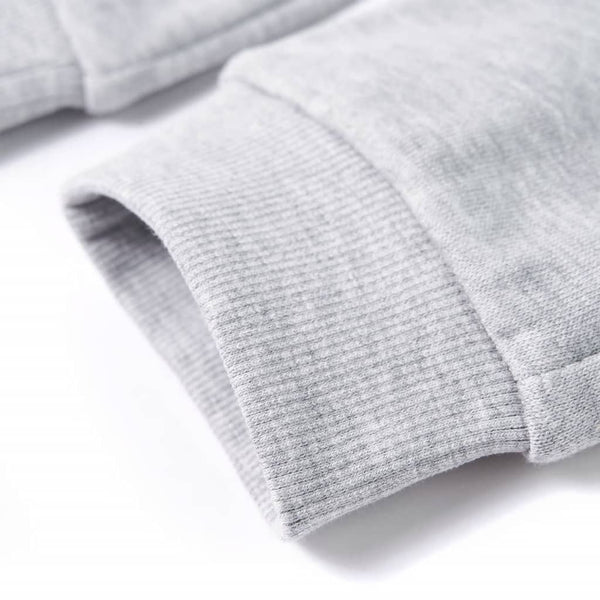 Pantalon de survêtement enfant gris chiné 92