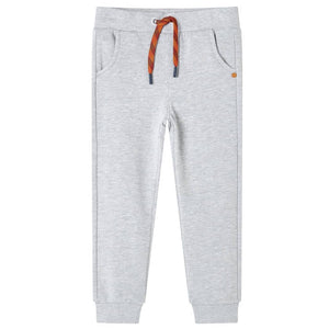 Pantalon d'entraînement enfant gris chiné 104