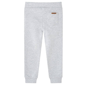 Pantalon d'entraînement enfant gris chiné 104