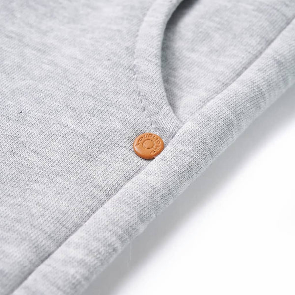 Pantalon d'entraînement enfant gris chiné 104