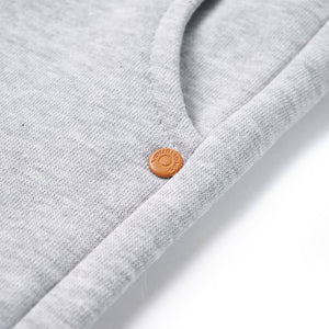 Pantalon de survêtement enfant gris chiné 140