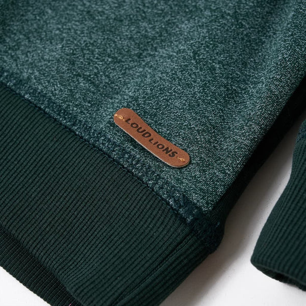 Sweat à capuche enfant Vert foncé 92