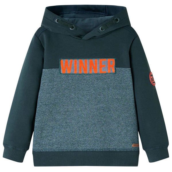Kinder-Kapuzenpullover Dunkelgrün 116
