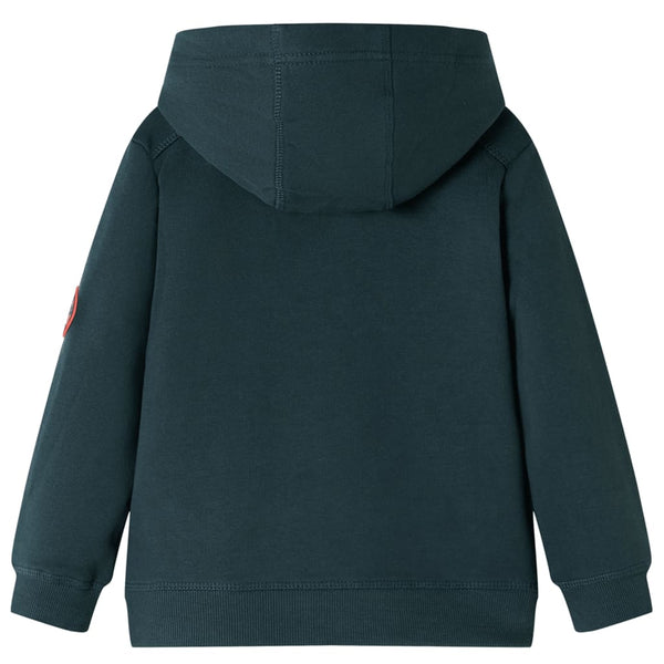 Kids' Hoodie Dark Green 140