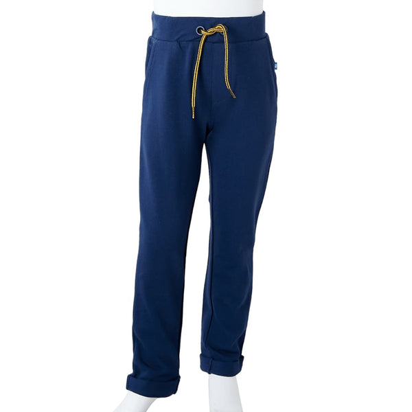 Kinderhose mit Kordelzug Marineblau 92