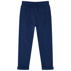 Pantalon enfant avec cordon de serrage bleu marine 104