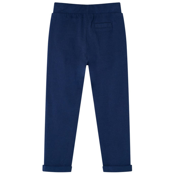 Pantalon enfant avec cordon de serrage bleu marine 104